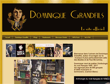 Tablet Screenshot of dominiquegrandfils.com